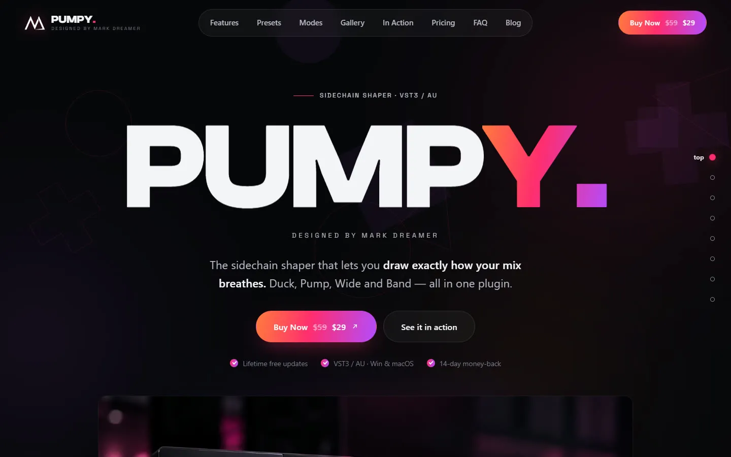 Zrzut ekranu: PUMPY, Mark Dreamer